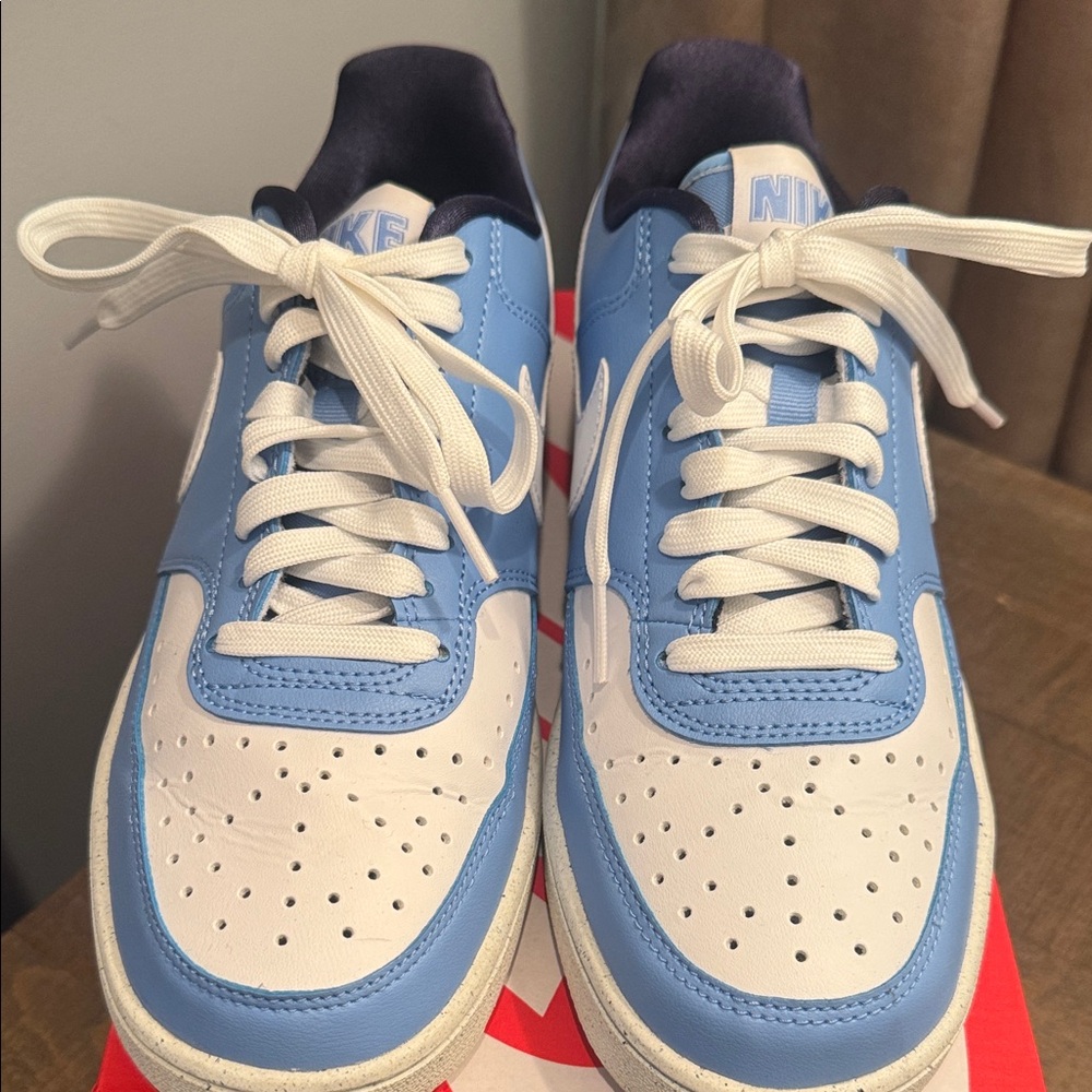 Nike Sky Blue and White Athletic Shoes